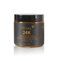 Gel exfoliant en gros OEM ODM lissant le gel d&#39;or 24K de nettoyage en profondeur